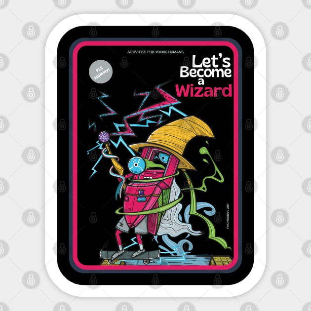 Let's become a wizzard Sticker by Frajtgorski